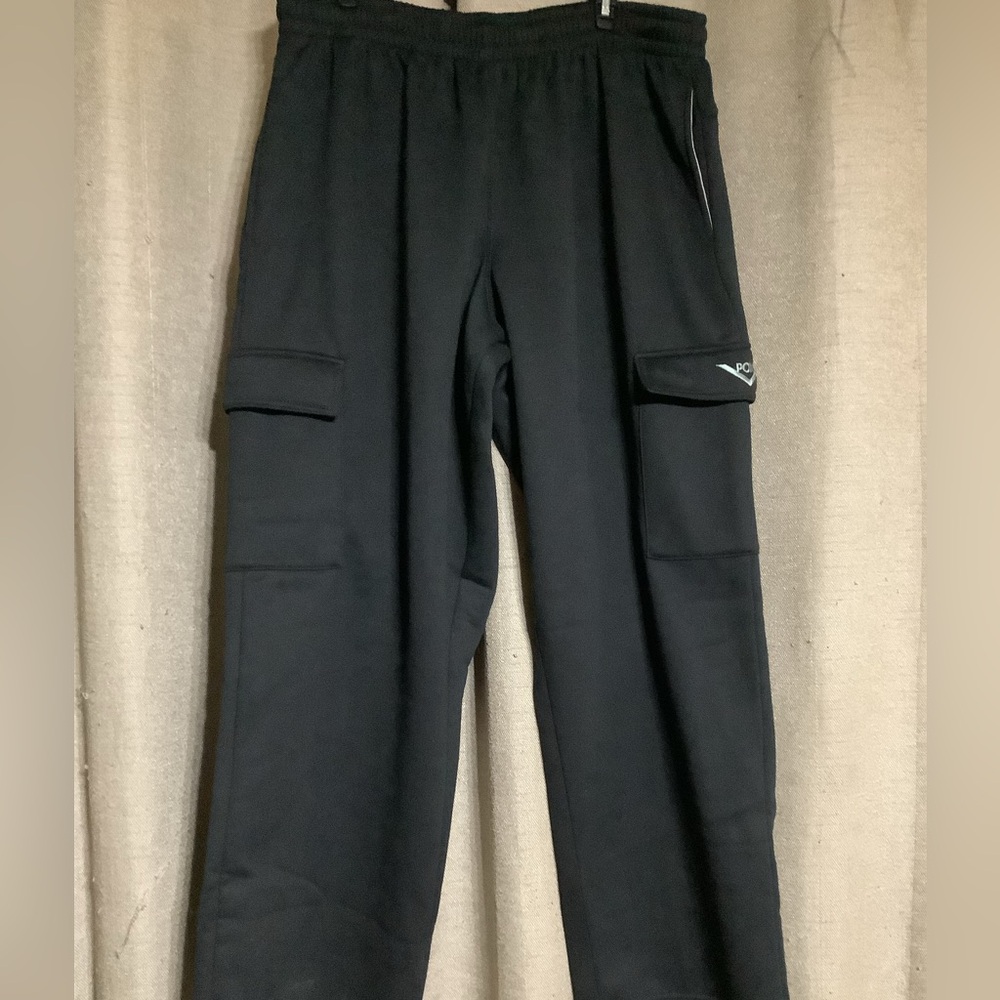 LIKE NEW PONY Black Men’s Sweatpants with side pockets SZ 2X